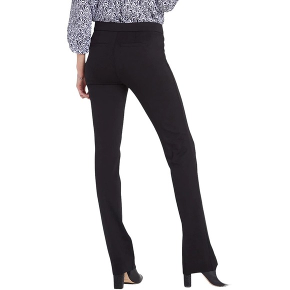 NYDJ Lift Tuck Technology Slim Trouser Pants In Ponte Knit Straight Leg Size 2P - Picture 8 of 11